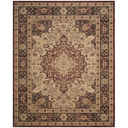 Safavieh Lavar Kerman Medium Rectangle Area Rug Cream & Navy - 5 ft.-1 in. x 7 ft.-6 in. LVK637A-5